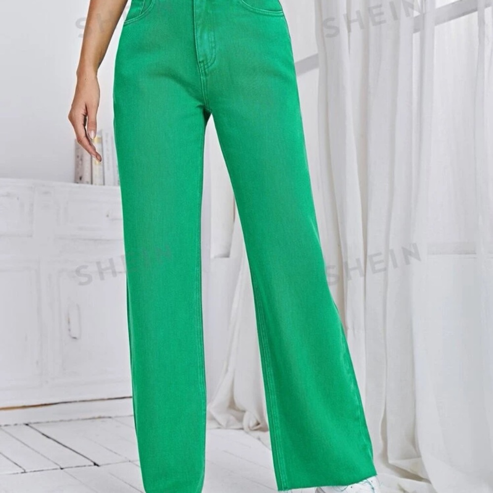 Green jeans